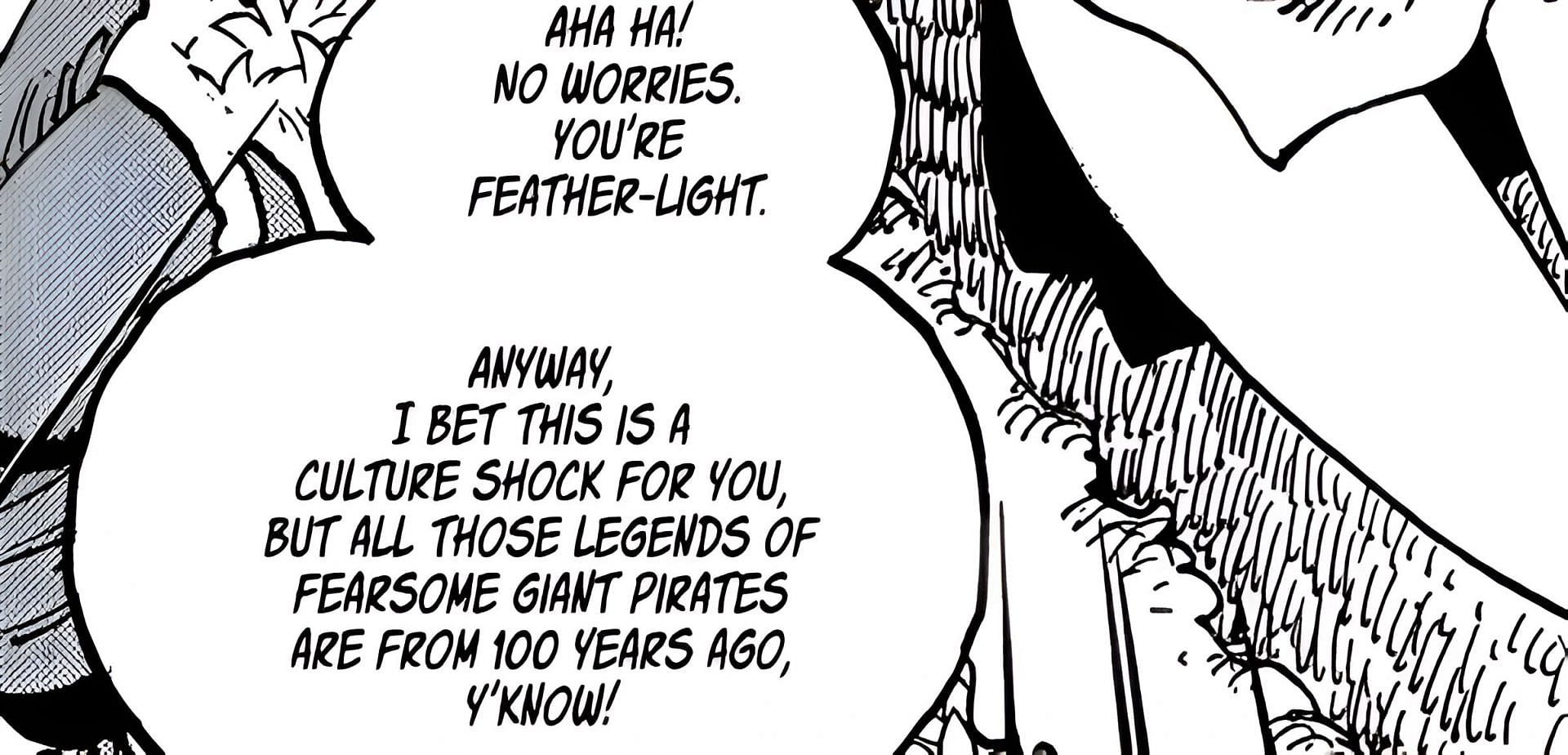 Ripley's words as seen in the manga (Image via Eiichiro Oda/Shueisha)